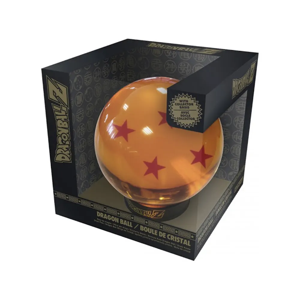Mini Lampara Dragon Ball - Esfera De Dragon 4 Estrellas + Base - LAWGAMERS